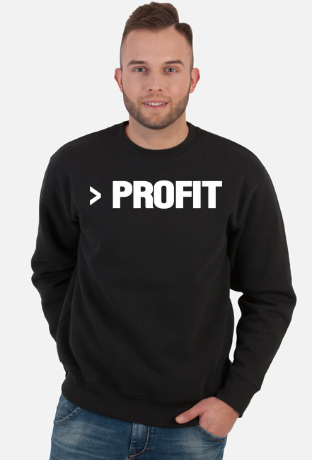 Czarna bluza PROFIT