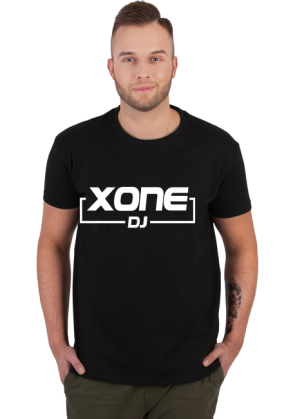 t-shirt xone dj  męska / czerwona