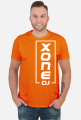 t-shirt xone dj męska - czerwona