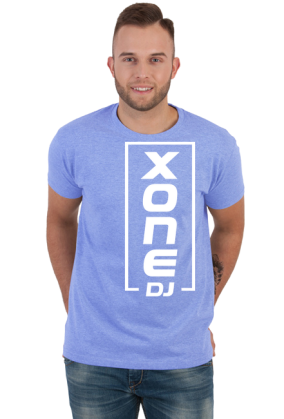 t-shirt xone dj męska - czerwona