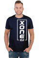 t-shirt xone dj męska - czerwona