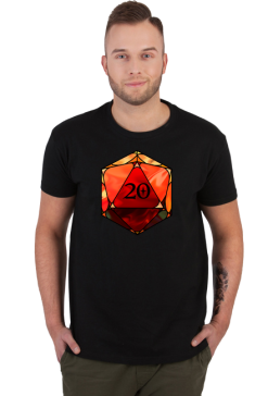 D20 czerwona