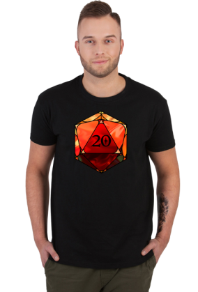 D20 czerwona