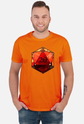D20 czerwona