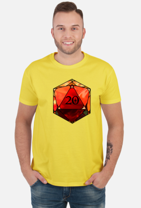 D20 czerwona