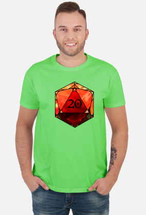 D20 czerwona