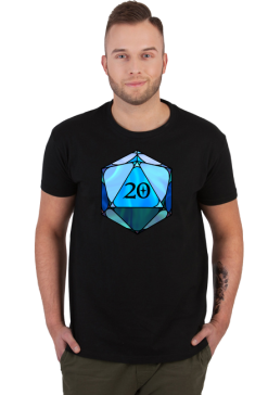 D20 niebieska