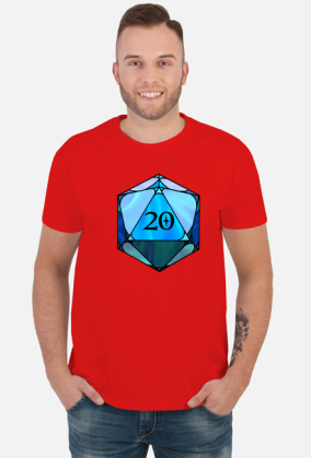 D20 niebieska