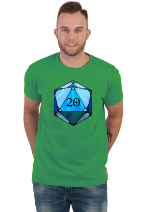 D20 niebieska