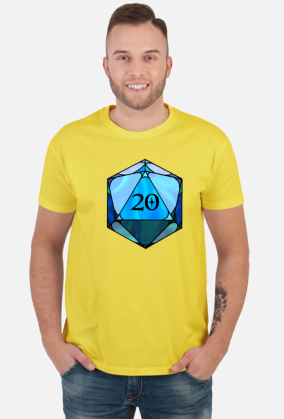 D20 niebieska