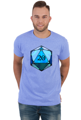 D20 niebieska