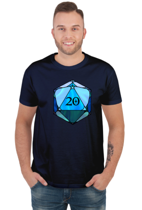 D20 niebieska
