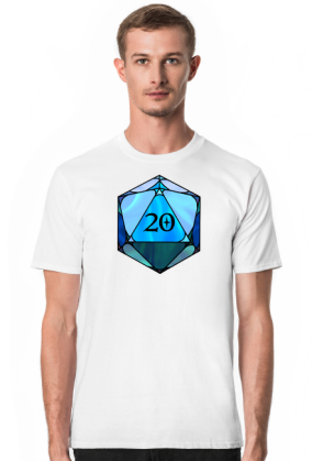 D20 niebieska