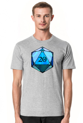 D20 niebieska