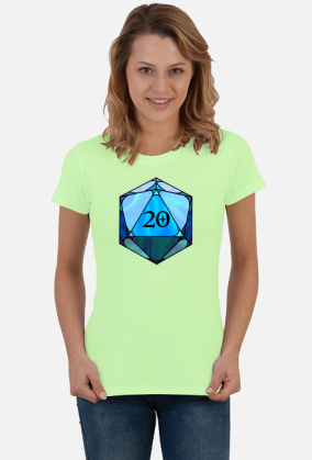 D20 niebieska