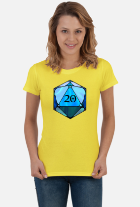 D20 niebieska