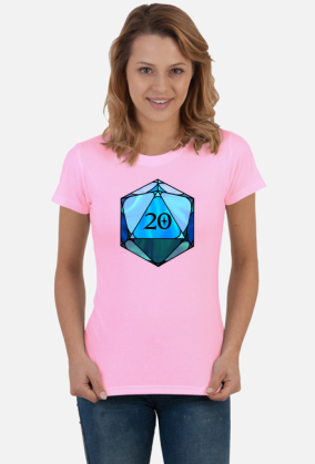 D20 niebieska