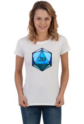 D20 niebieska
