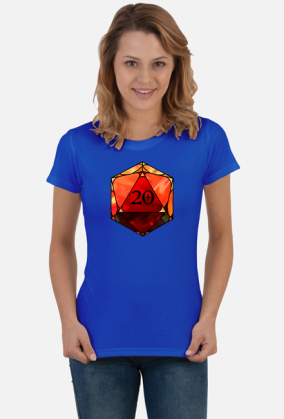 D20 czerwona