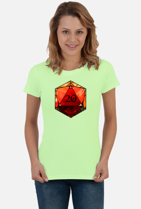 D20 czerwona