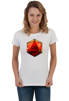 D20 czerwona