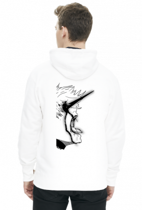 Bluza z kapturem Kaneki 1000-7 White