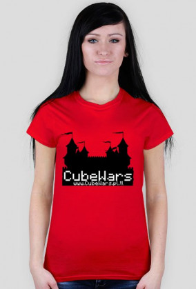 T-shirt (Kobiecy) "CubeWars"