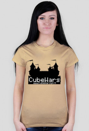 T-shirt (Kobiecy) "CubeWars"