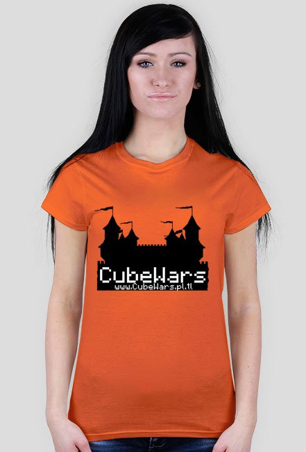 T-shirt (Kobiecy) "CubeWars"