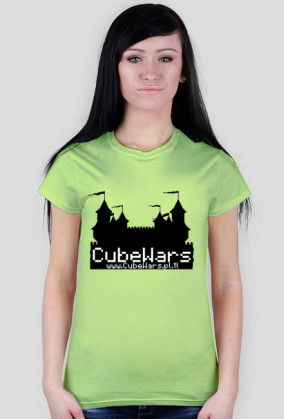 T-shirt (Kobiecy) "CubeWars"