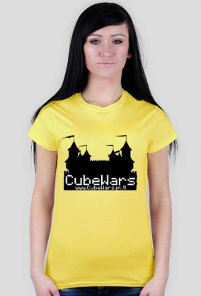T-shirt (Kobiecy) "CubeWars"