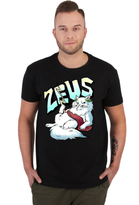 KOT ZEUS koszulka czarna