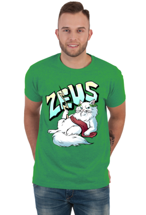 KOT ZEUS koszulka czarna