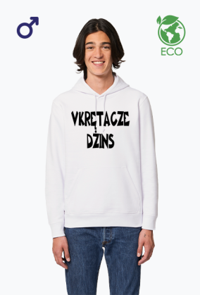 Bluza męska z kapturem Vkrętacze dżins