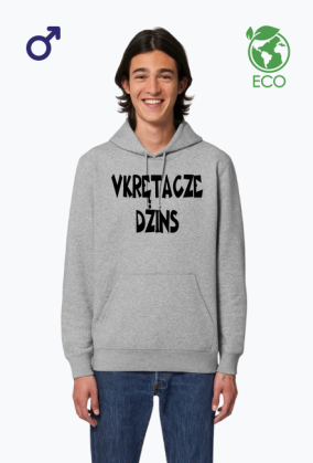 Bluza męska z kapturem Vkrętacze dżins