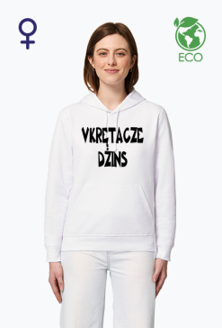 Bluza damska z kapturem Vkrętacze dżins