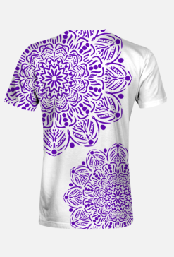 T-shirt Mandala Purple 002