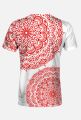 T-shirt Mandala Red 002