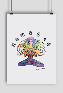 Plakat NAMASTE