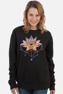 Bluza KWIAT LOTOSU czarna