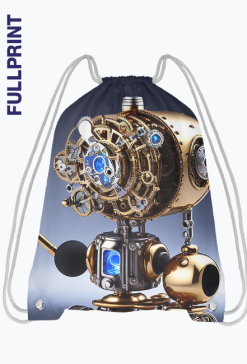 Workoplecak-Robot w stylu steampunk