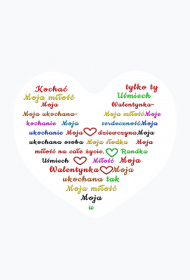 Magnes -"Miłość w każdym kolorze: Walentynkowe serce"