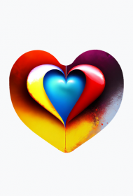 Magnes Serce -"Kolorowa miłość: Walentynkowa inspiracja"