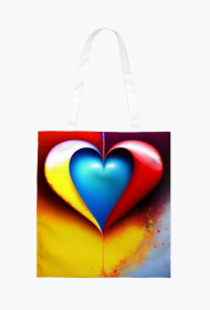 Torba na zakupy-"Kolorowa miłość: Walentynkowa inspiracja"