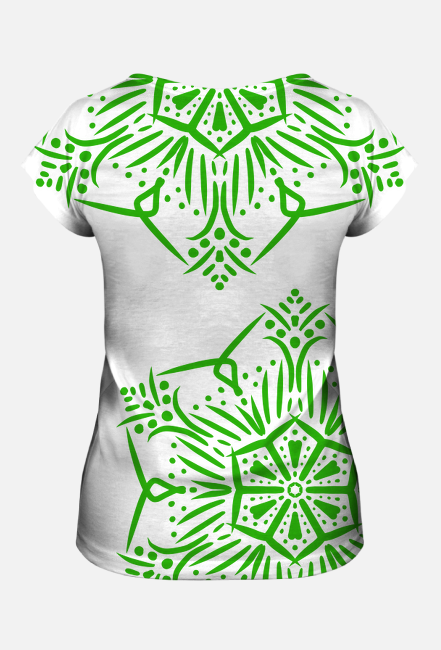 Tshirt Mandala Green Fullprint