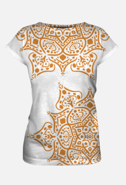 Tshirt Mandala Orange Fullprint
