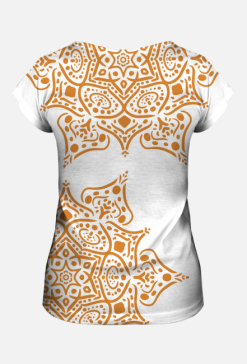 Tshirt Mandala Orange Fullprint