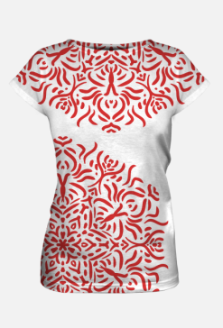 Tshirt Mandala Red Fullprint
