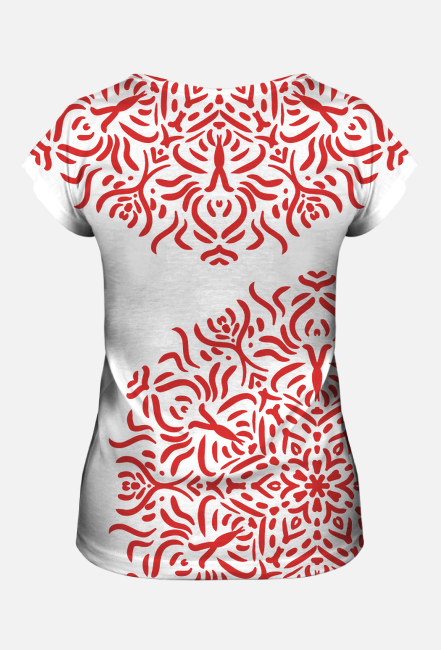 Tshirt Mandala Red Fullprint