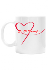 Szolka-Ręcznie rysowane czerwone serce - Wyraz miłości w śląskim slangu-Jo ci przaja czyli Ja cię kocham.